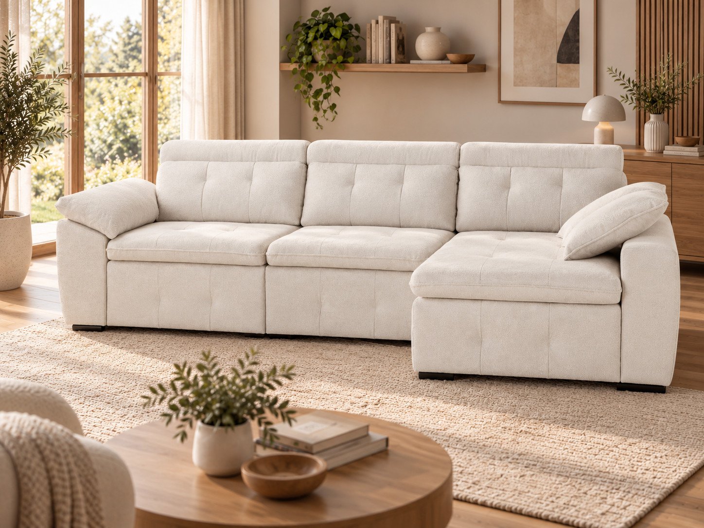 Sofá Greta con chaise longue