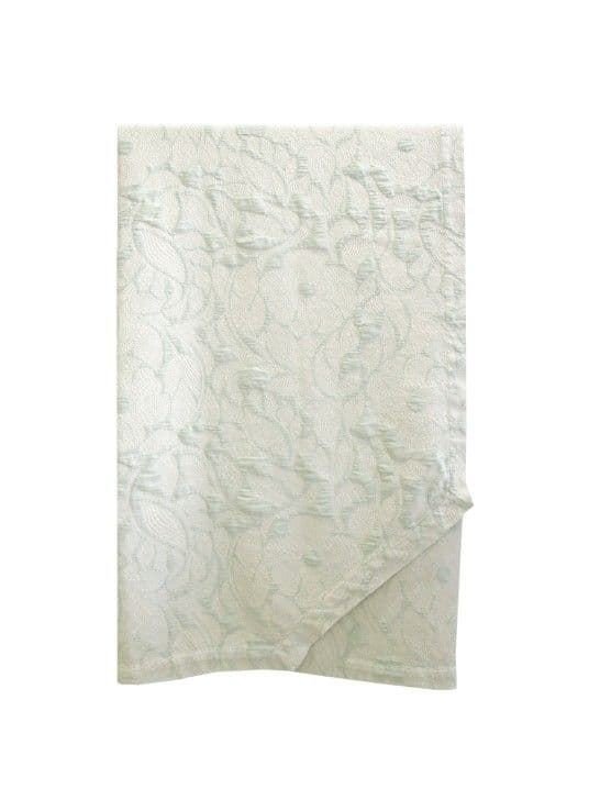 Colcha Fleur verde agua