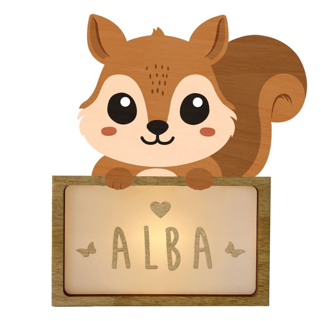 Lámpara Ardilla Personalizable