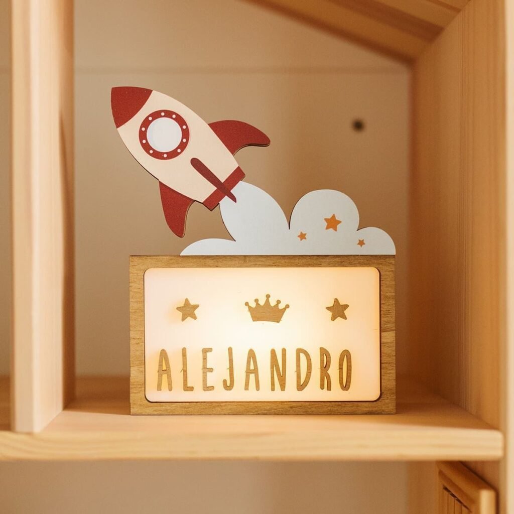 Lámpara Cohete Personalizable