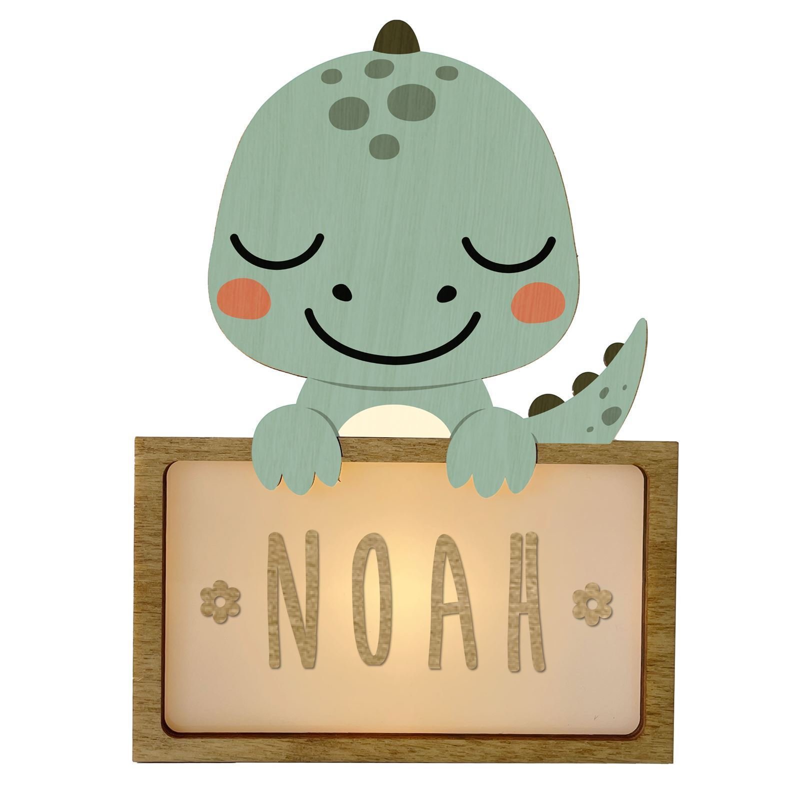 Lámpara Dinosaurio Personalizable