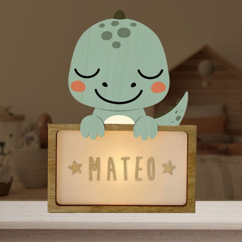 Lámpara Dinosaurio Personalizable