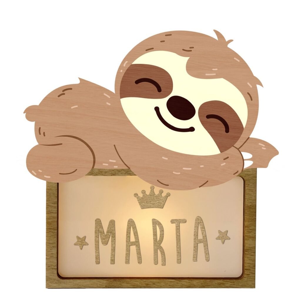 Lámpara Oso Perezoso Personalizable