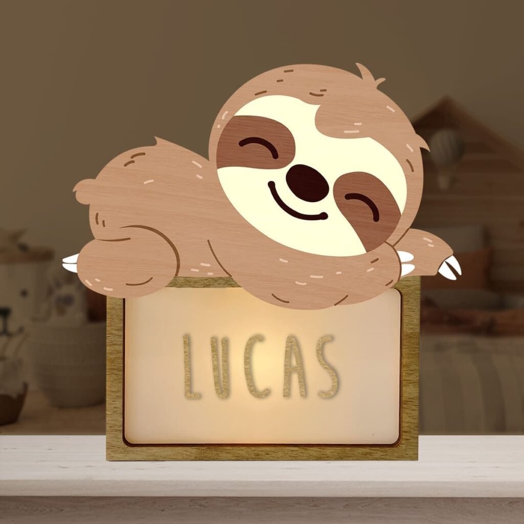 Lámpara Oso Perezoso Personalizable