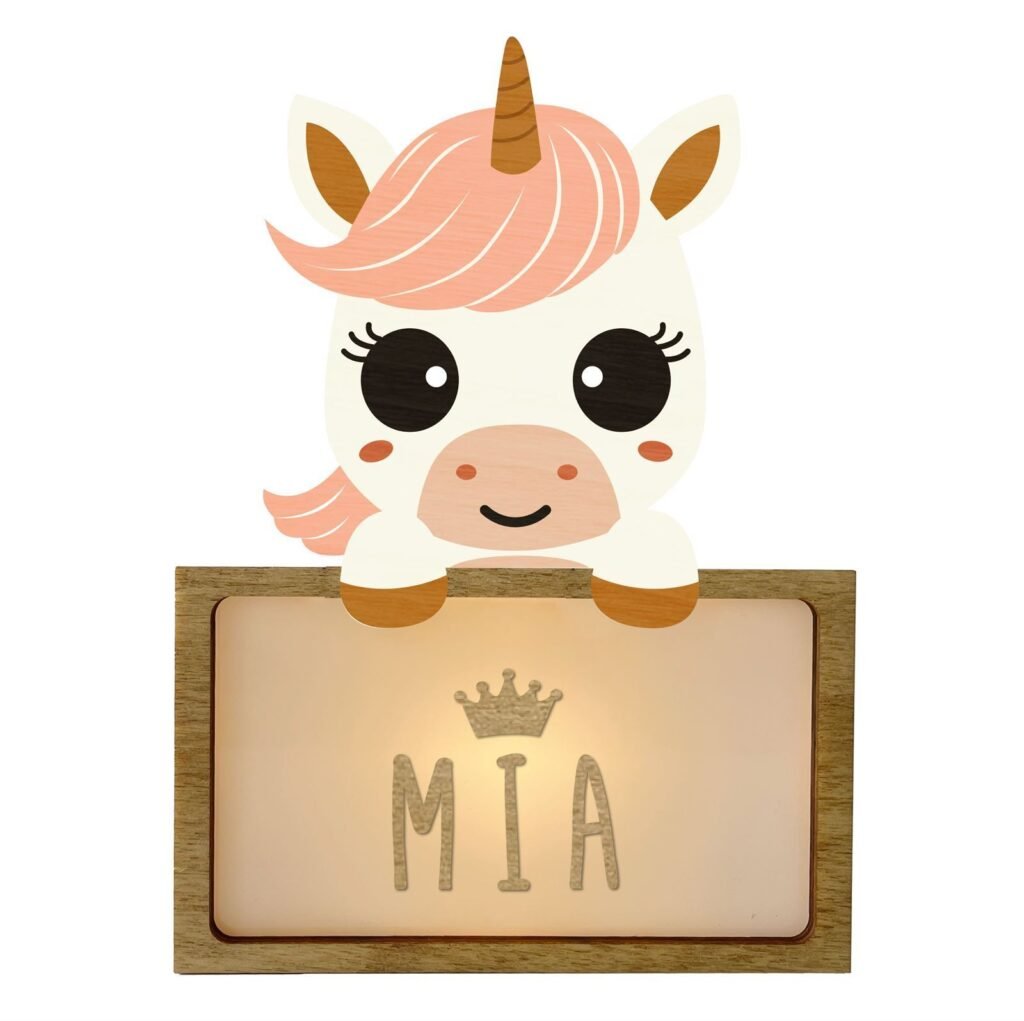 Lámpara Unicornio Derpierto Personalizable