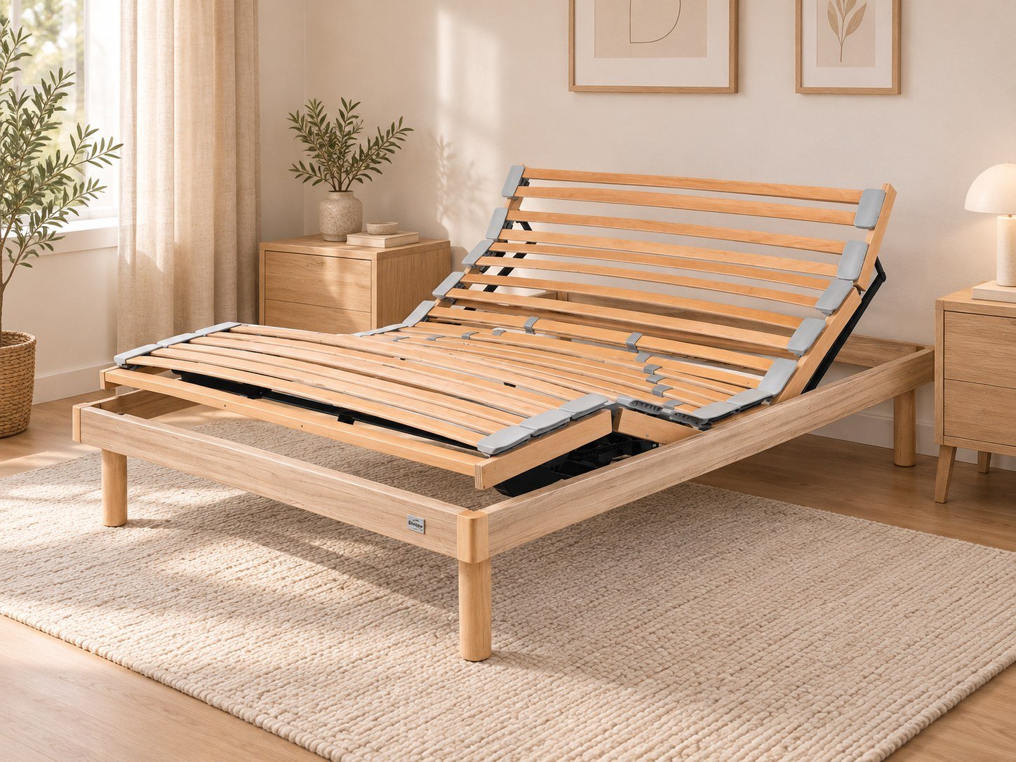 Somier articulado de madera