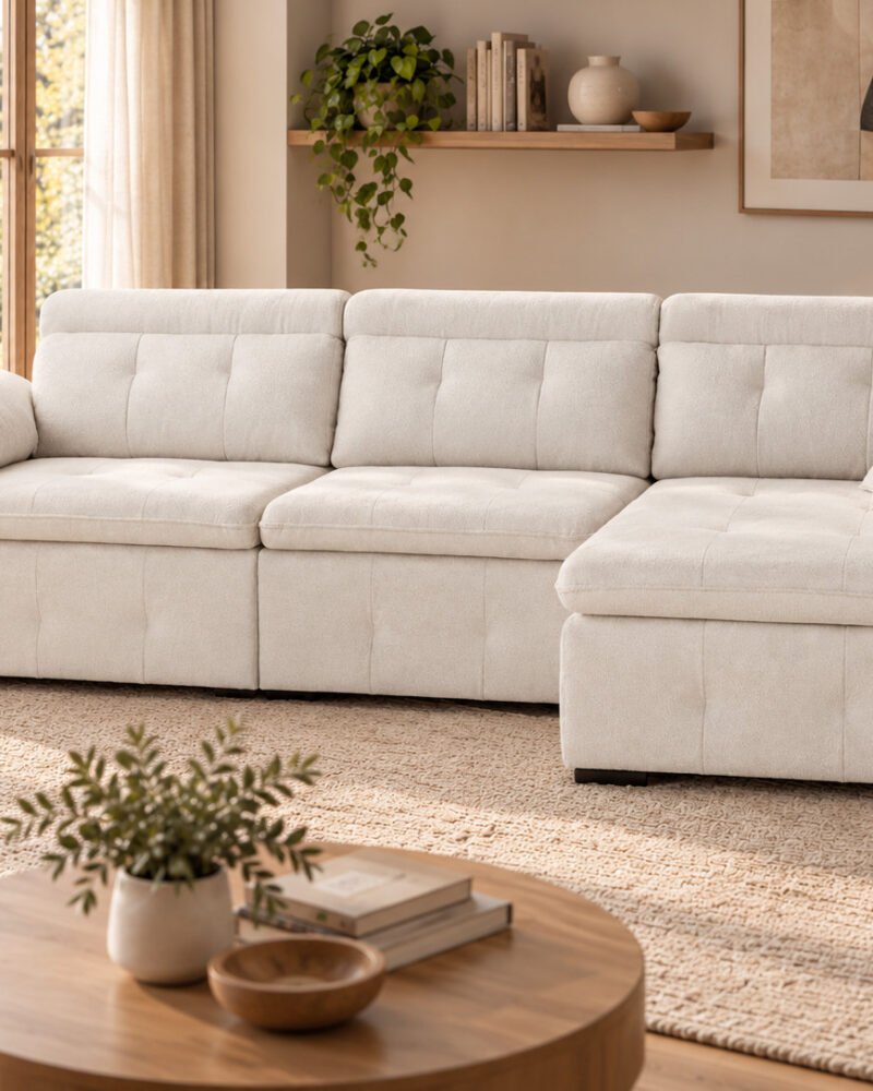 Sofá Greta con chaise longue