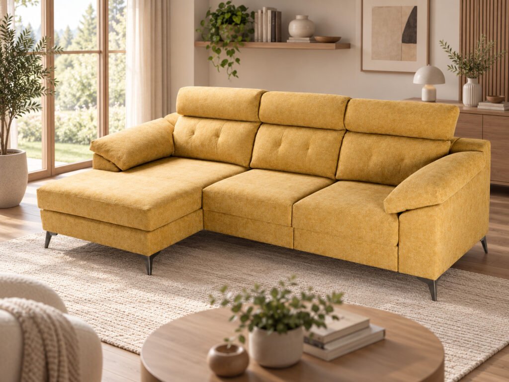 Sofá Viana con chaise longue